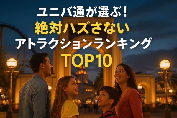 ユニバ通がガチで選んだアトラクションランキング|初見でも絶対ハズさないベスト10